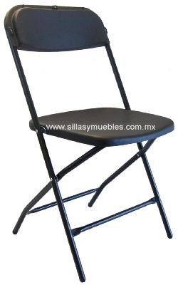 SILLA PLEGABLE DE PLASTICO POLIPROPILENO